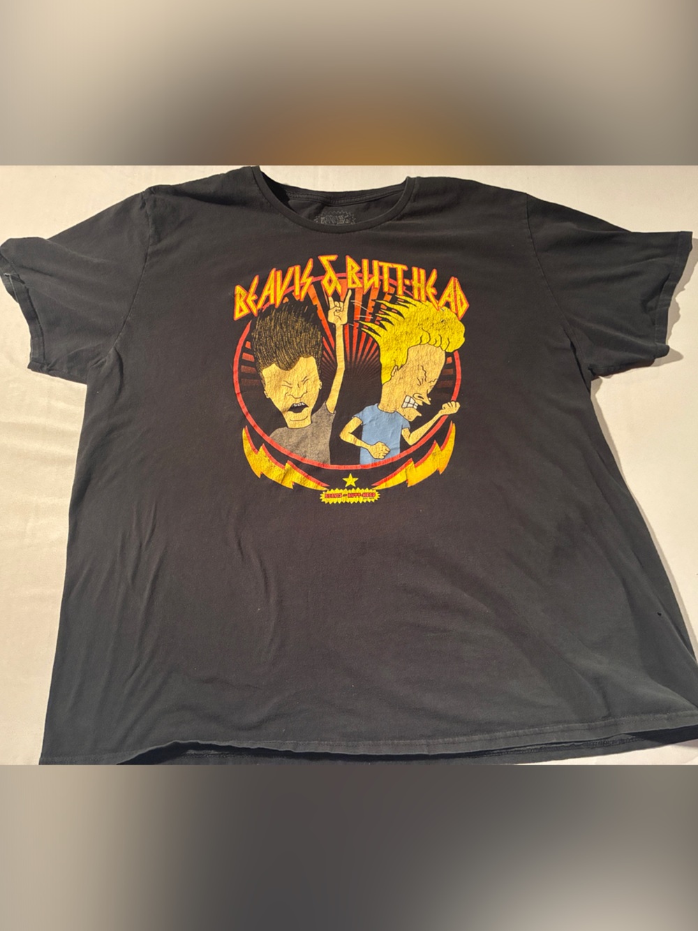 Black Beavis and Butt-Head Graphic Tee - Unbranded